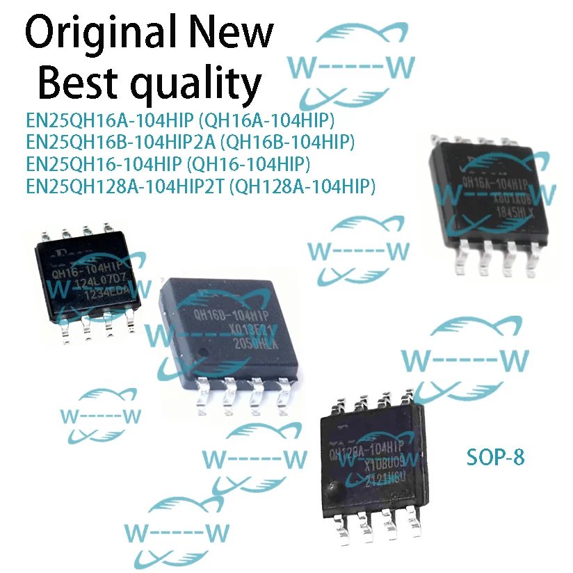 5pcs EN25QH16A-104HIP QH16A-104HIP EN25QH16B-104HIP2A QH16B-104HIP EN25QH16-104HIP QH16-104HIP EN25QH128A-104HIP2T QH128A-104HIP