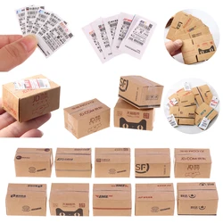 1 or 5Pcs 1:12 Dollhouse Miniature Simulation Express Box Mini Carton Express Box Furniture Accessories Decor Toy