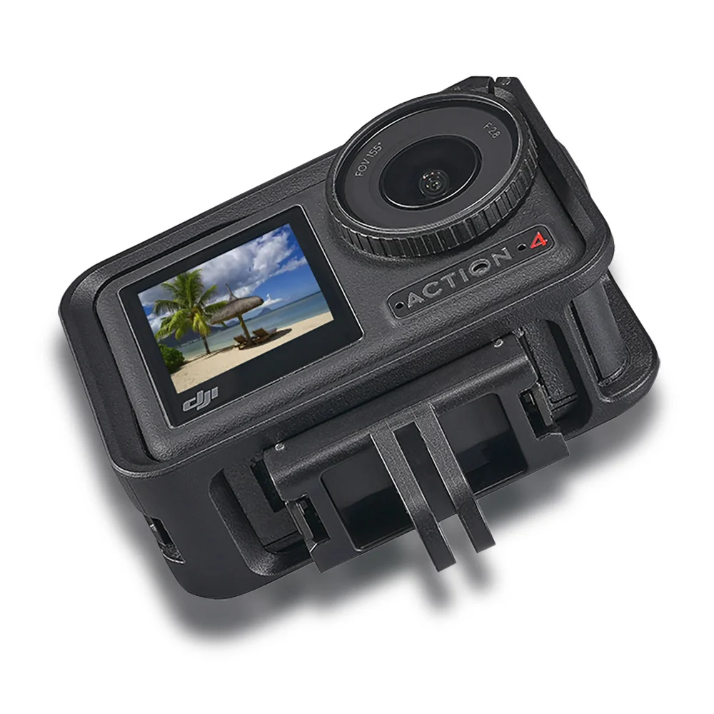 Voor DJI Action 3 4 Magnetische Twee Klauw Adapter 1/4 Draad Universele Poort Voor DJI Action 4 3 camera Accessoires