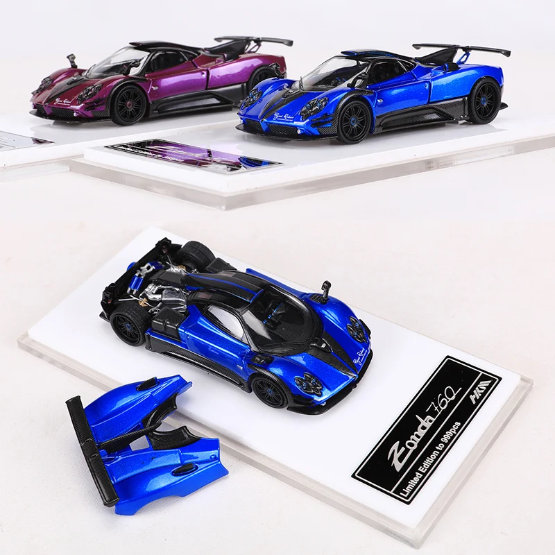 

HKM 1:64 Zonda F может открыть крышку двигателя, модель автомобиля из сплава