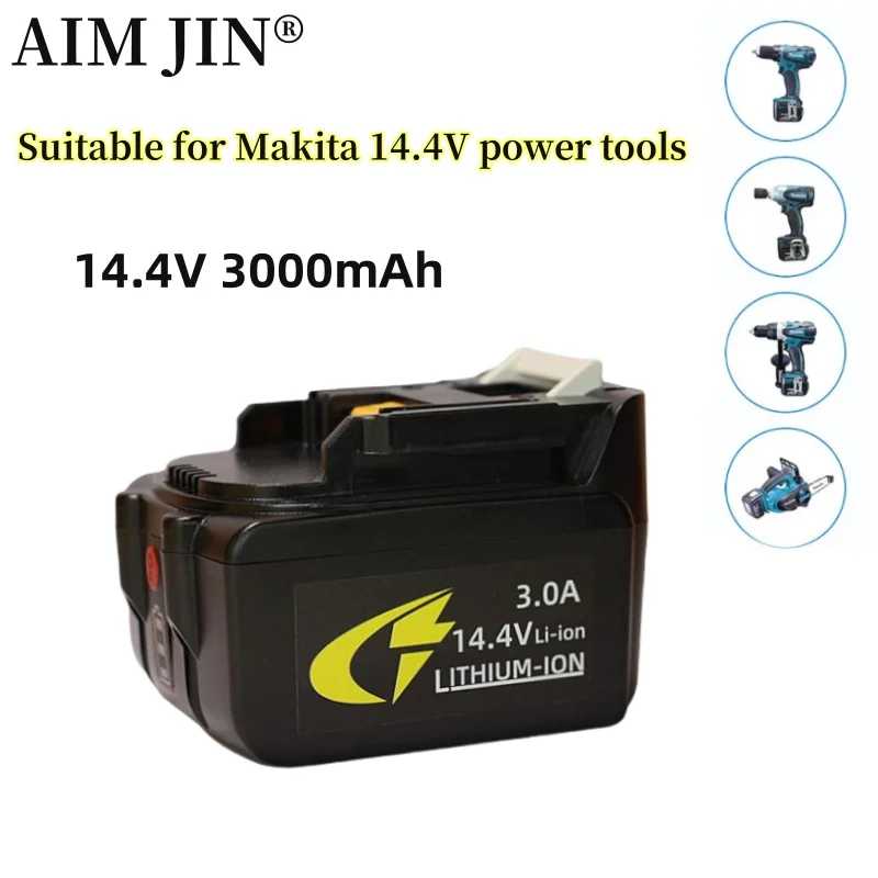 بطارية ماكيتا القابلة لإعادة الشحن مؤشر ليد ، من من من نوع V ، مع مللي أمبير ، BL1430 ، BL1415 ، BL1440 ، بالة-4 ، من-0 ، بالة-8 ، 3.0Ah