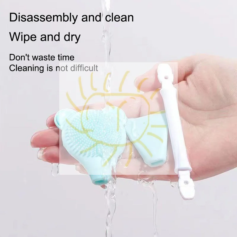 2 In1 points noirs Silicone nettoyage du visage et masque brosse spatule outils de nettoyage en profondeur exfoliant gommage pores soins de la peau du visage