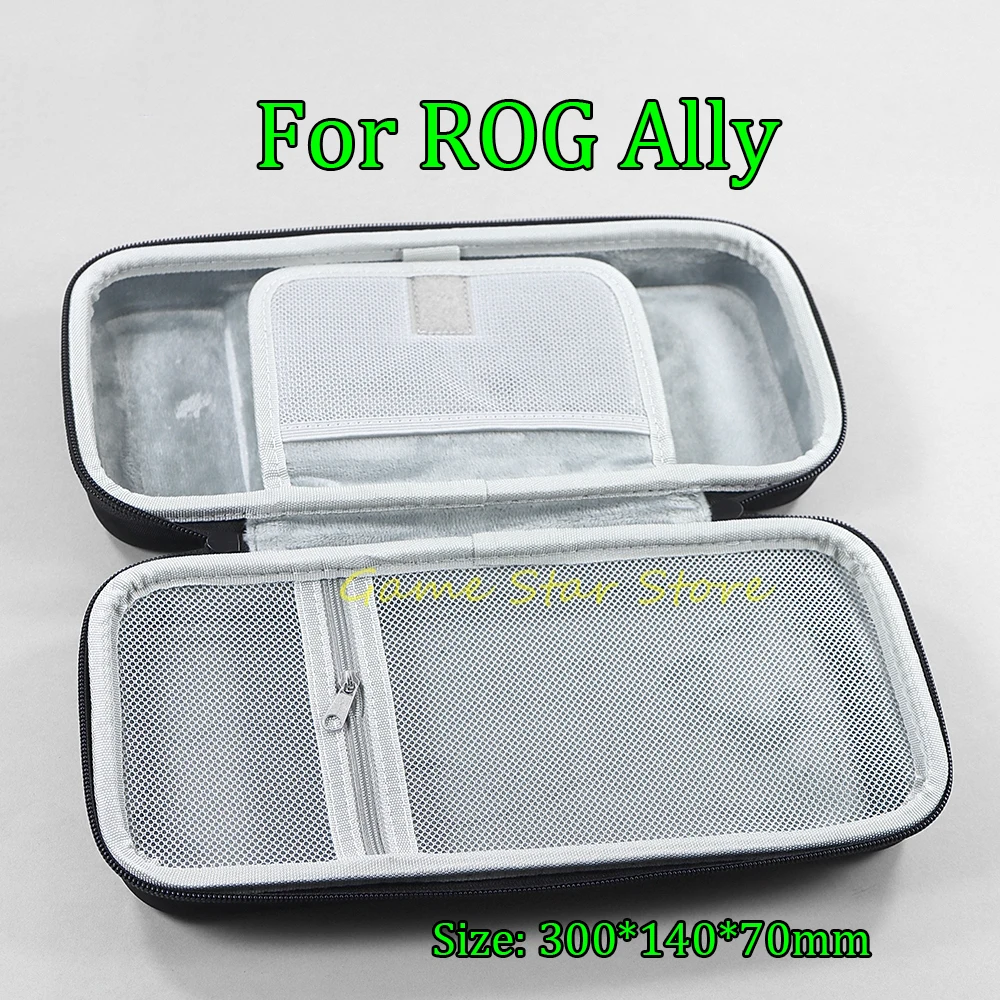 

5 шт. черный противоударный портативный чехол из ЭВА для игровой консоли ASUS ROG Ally, защитная дорожная сумка для хранения