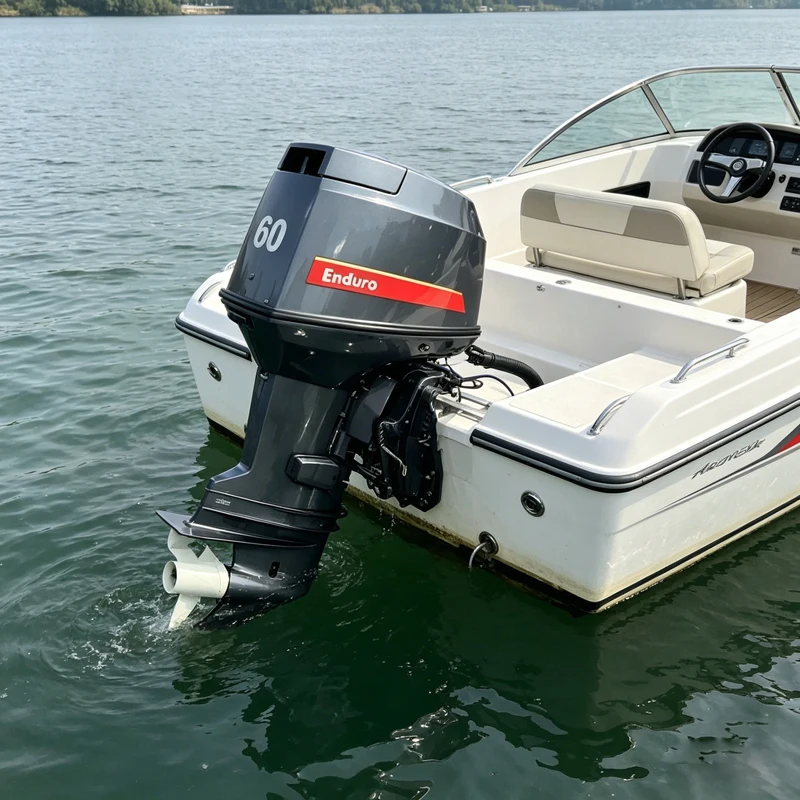 Band New 60 hp Outboard Tiller Handle Motor Fuera De Borda 60 2 Tienpos 849CC Gas with Fuel Tank Long Shaft  for Fishing Boat
