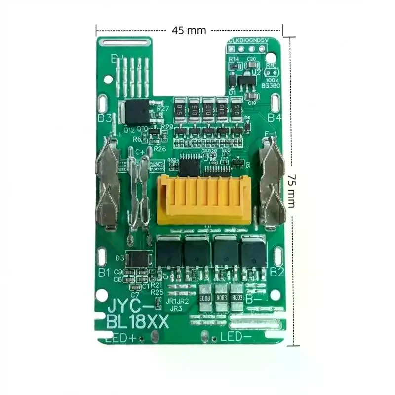 BMS PCBA For 18V Li-ion Battery Case Balance Charging Circuit Board Lithium Ion Batteries Pack BL1830 BL1860 BL1890 - view 6