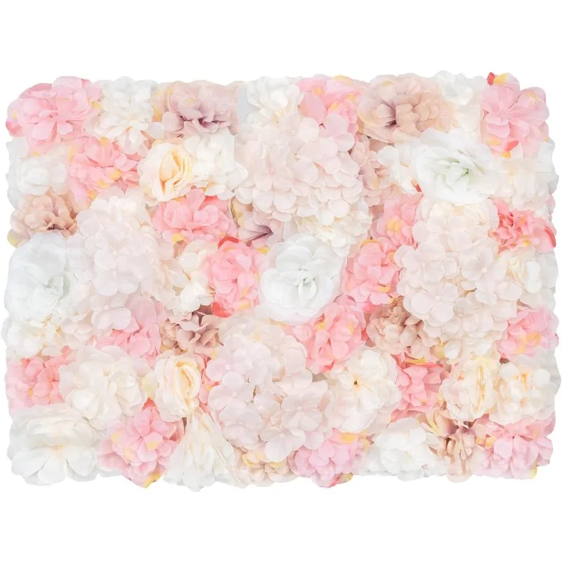 

12 Pcs White Flower Wall Flowers Backdrop Artificial Flower for Backdrop Flowers Decoration 3D Floral Panels for Wall Decor Home