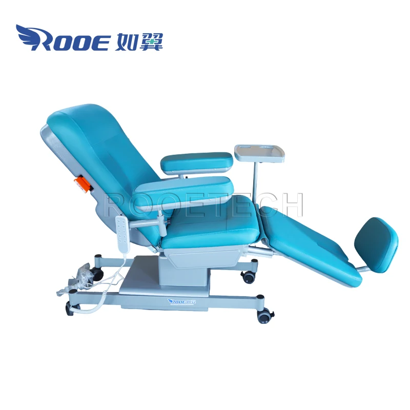 Hospital Luxury Electric Phlebotomy Dialysis Chair with Hand Remote Control