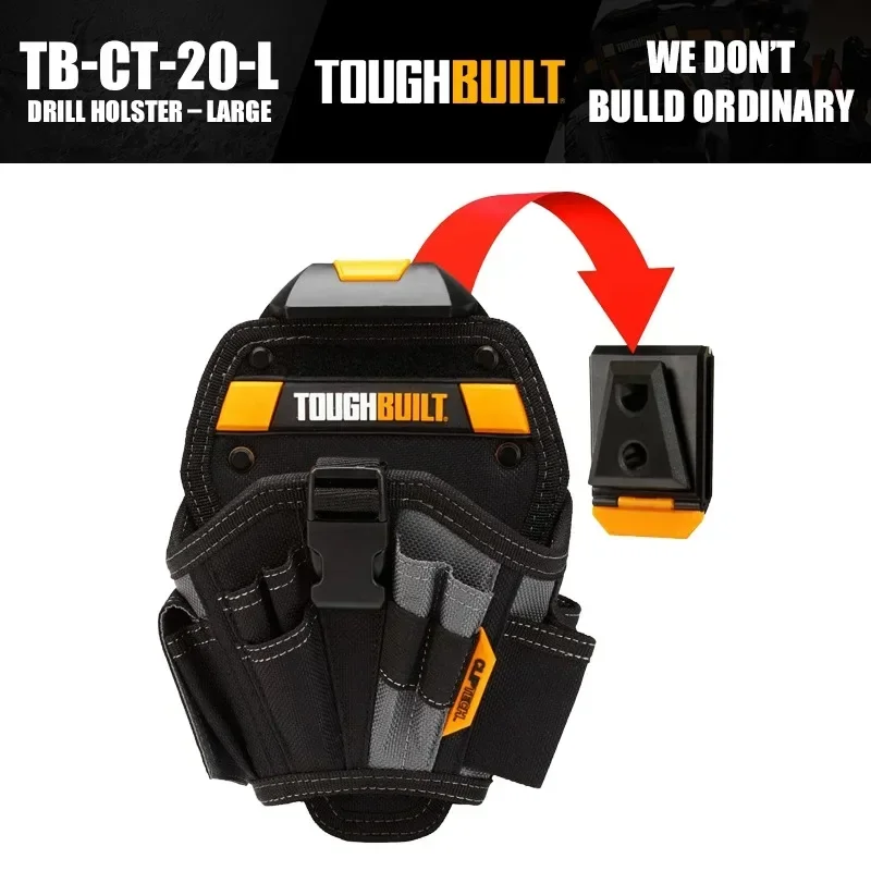 ToughBuilt TB-CT-20-L Drill Holster – Large Tools Packaging Bag Construction Renovation Tools