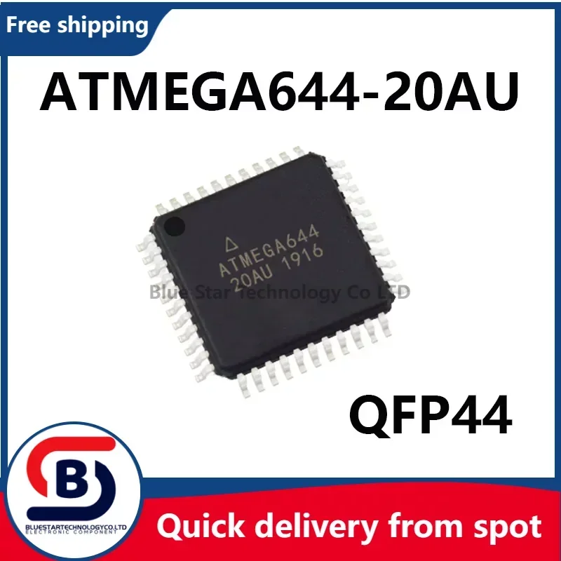 Free Shipping 2-10pcs/lots ATMEGA644-20AU ATMEGA644 QFP44 Quick delivery from spot