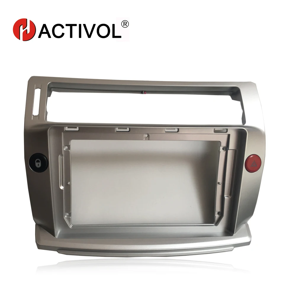

Автомобильный радиоприемник 9 дюймов, 2 Din, облицовка для Citroen C-four 2004-2009, комплект для установки стереопанели, приборной панели, облицовки для GPS, DVD