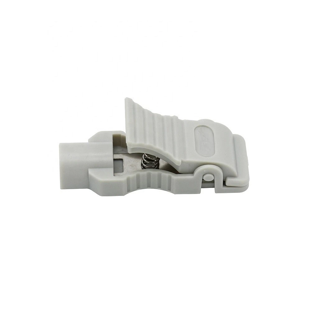 ECG EKG Adapter Clip for Electrodes 3.0 Needle to Tab M2254A Grey