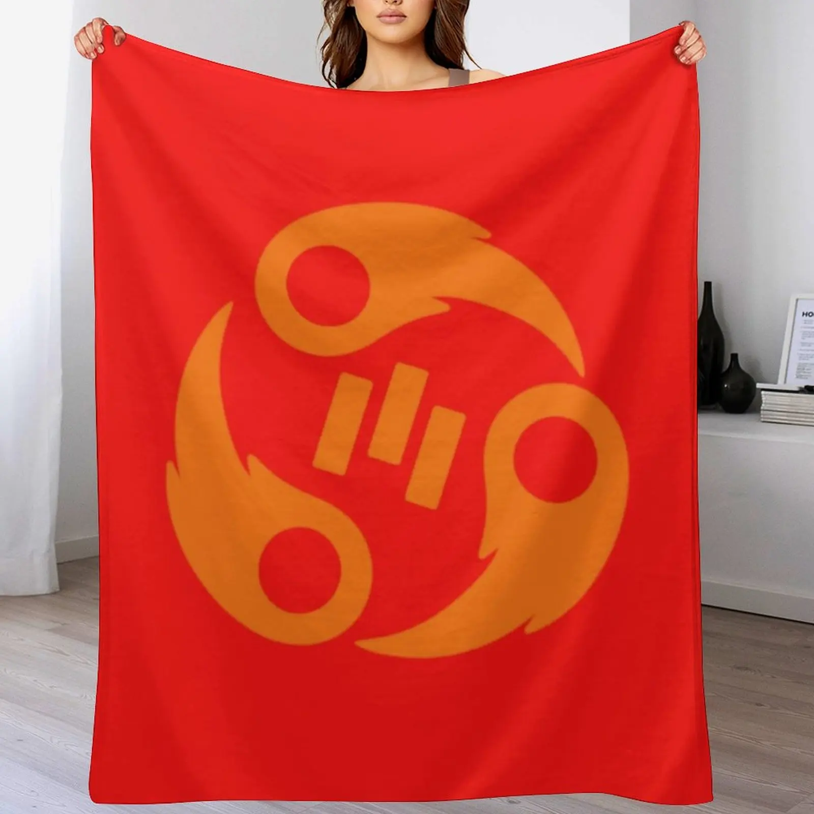 Red Son Coat Symbol Ver. 2 Throw Blanket Soft Plaid Softest manga Camping Blankets