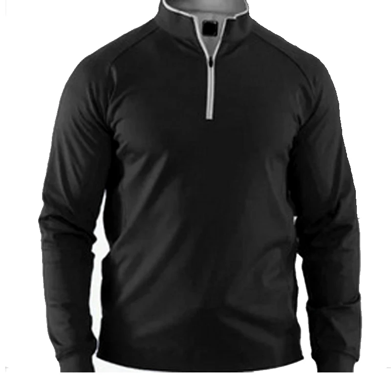 Long Sleeved Outdoor Sportswear Men Women Half Zip Casual Stand up Collar T-Shirt Quick Drying Running Fitness Training Clothes