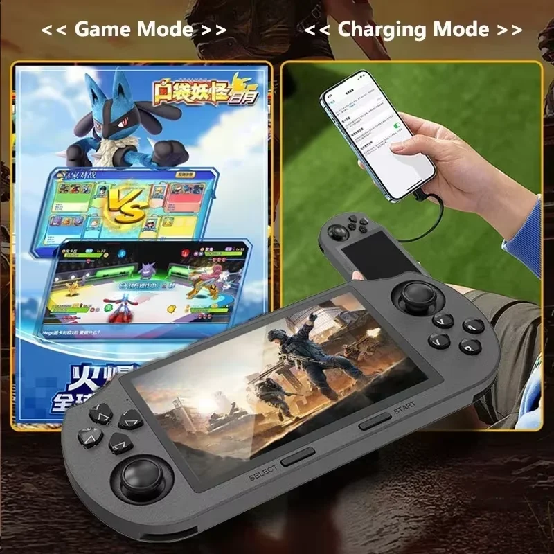 

SF3000 Handheld Game Console 4.5 inch IPS Retro Game Machine For PS1 GBA SFC 11000+ Classic Games Portable Game Player