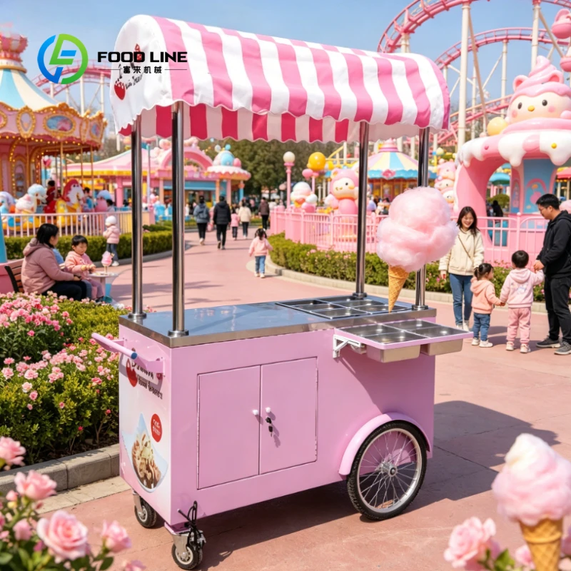 Food Storage In Cabinets - Customized Color Hand Push Food Cart,