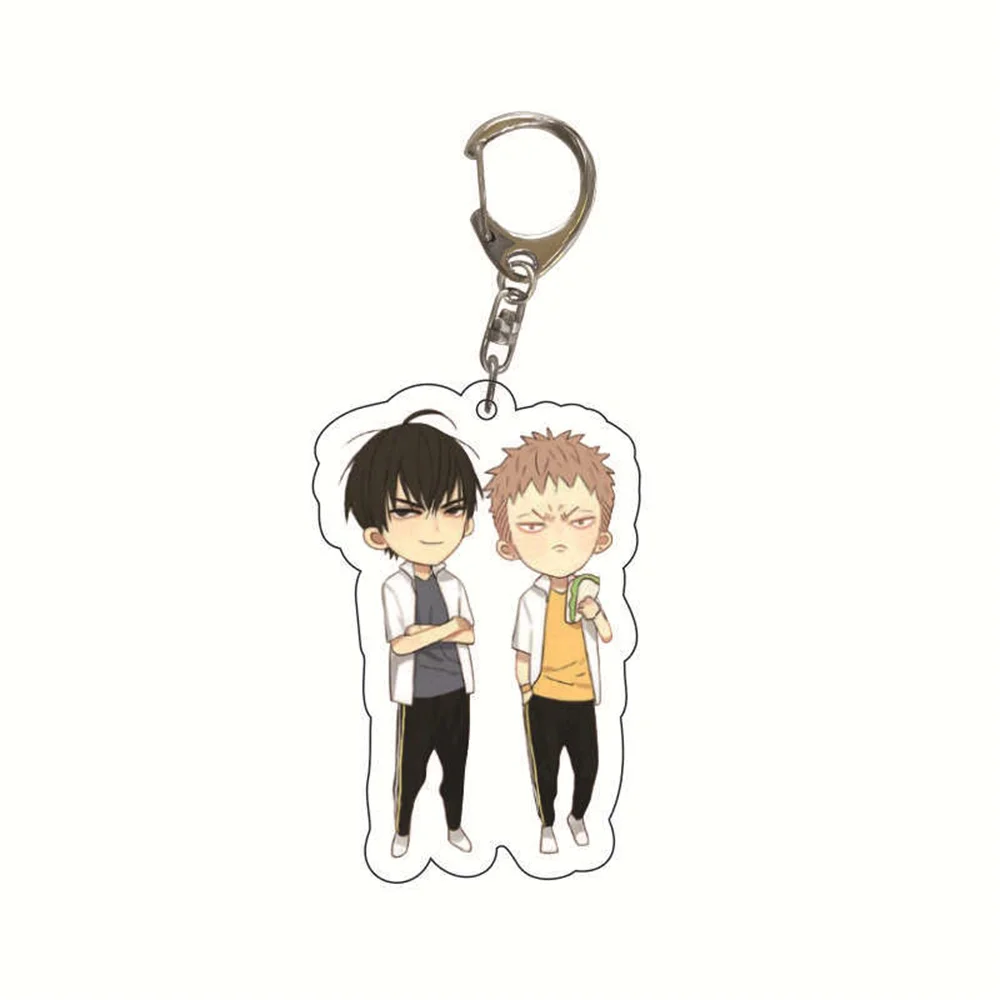 New Anime 19 Days Keychain Mo Old Xian He Tian Jian Yi Manga Youth Acrylic Pendant Figure Key Chain For Children friend Gifts
