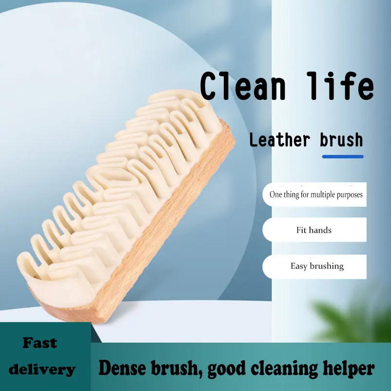 Leather Brush For Suede Boots Bags Scrubber Cleaner White Rubber Crepe Shoe Brush Household Necessary