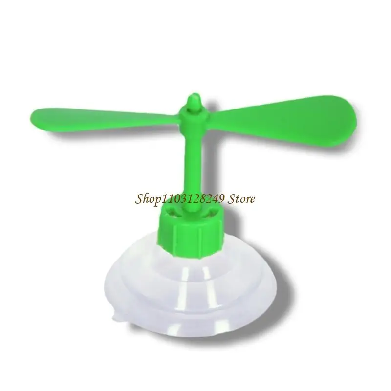 N5KD Luminous Bamboo Propeller Suction Cup Full Face Helmet Decoration