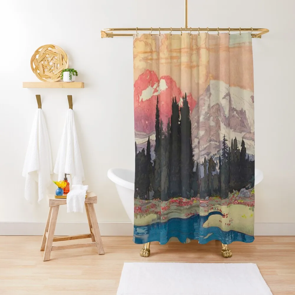 

Storms over Keiisino Shower Curtain Anime Shower Curtain Curtain For Bathrooms