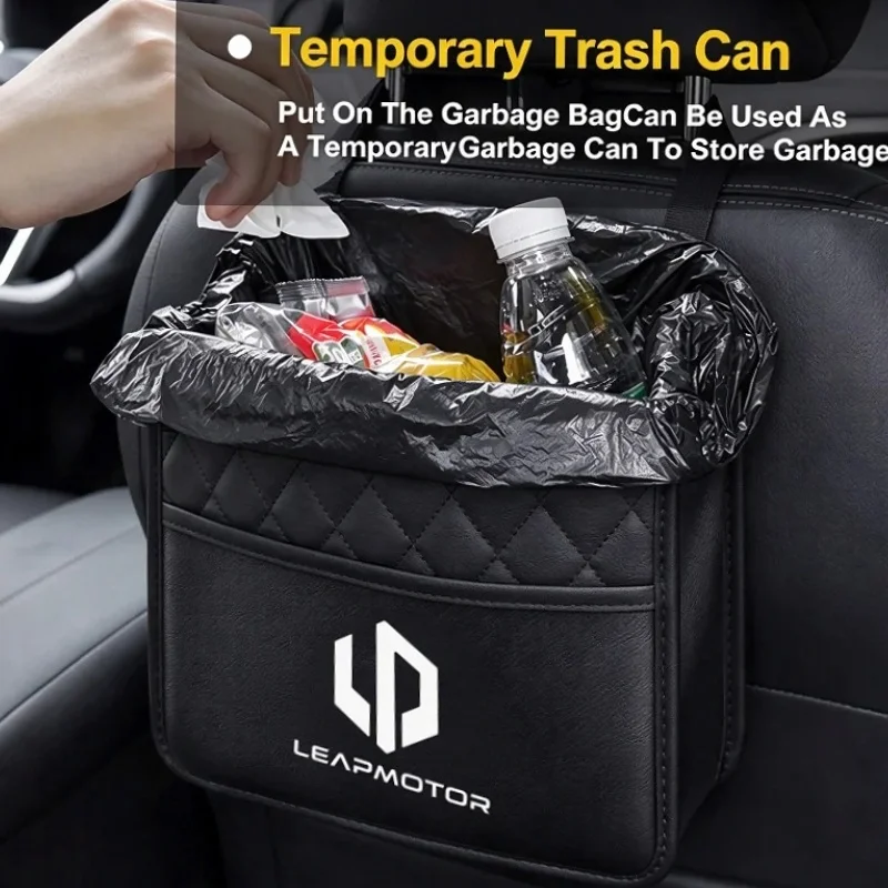 Car Backseat Organizer Car Seat Storage Bag Back Seat Pocket Bag For Leapmotor C10 C11 T03 B10 C16 Lafa5 B03X
