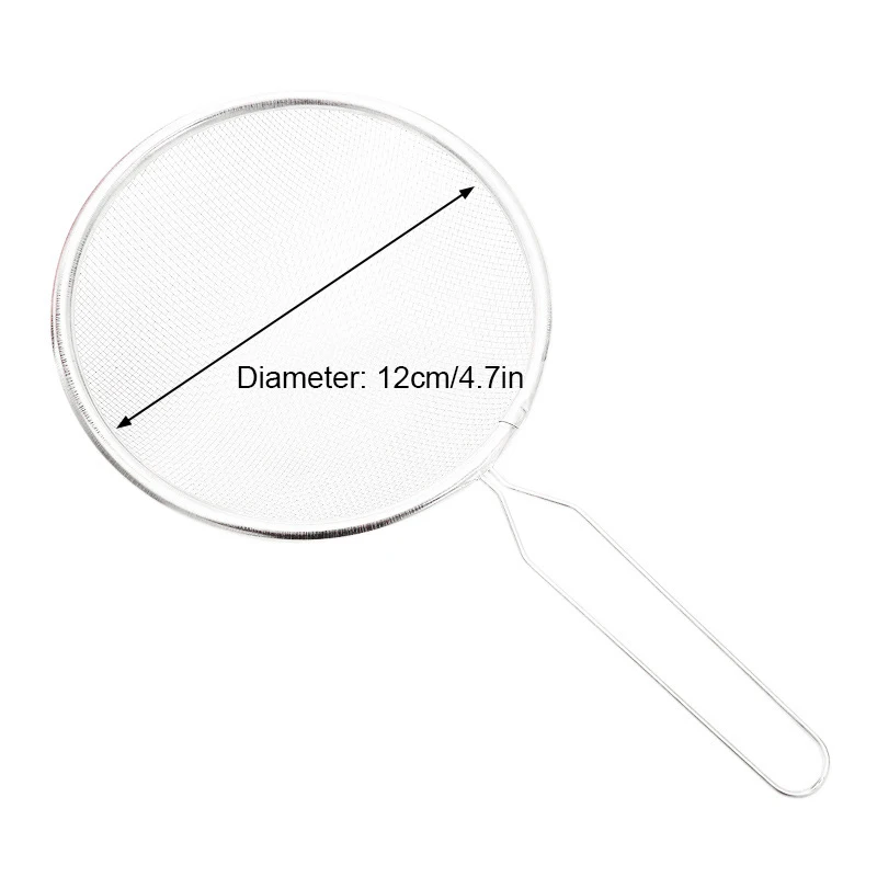 Stainless Steel Wire Fine Mesh Oil Strainer Flour Colander Sieve Sifter Pastry Baking Flour Sieve Sifter Kitchen Accessories