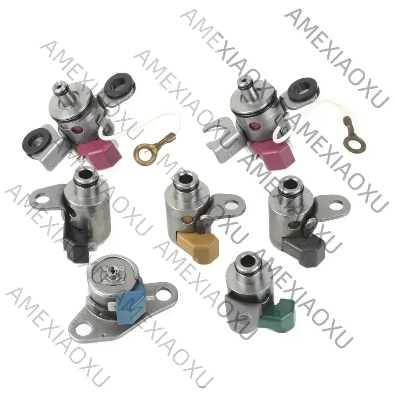 WANWUXIN 4EAT Transmission Solenoid Valve Kit 31939-AA191 31939AA130 31939AA160 7PCS For Subaru Baja Forester Impreza Legacy Out