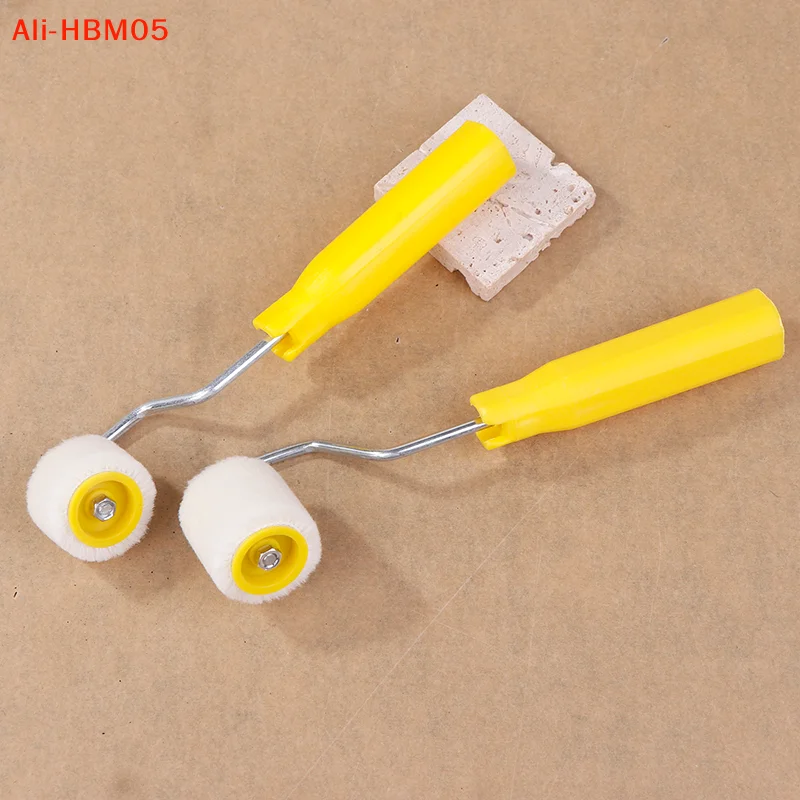 (HB05)Mini Paint Rollers Door Ceilings Wool Brushes Extra Small Paint Touch Up Trim Edge Brush Roller Wall Repair Paint Brush