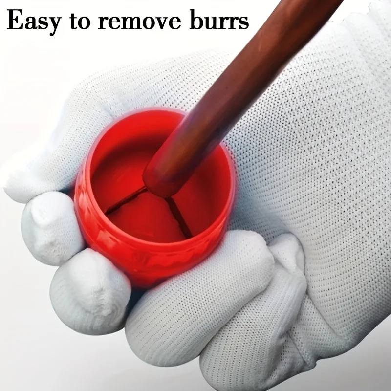 

2Pcs Manual Pipe Deburring Tool Reamer Chamfer Trimmer For PVC Copper Metal Plastic Tubing Ergonomic Non Slip Grip