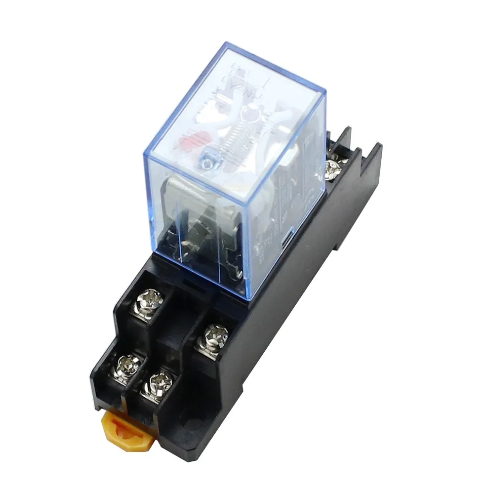 10set AC/DC 12V 24V 36V 48V 110V 220V Coil Power Relay LY2NJ  With Socket