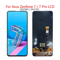 AMOLED For Asus Zenfone 7 ZS670KS LCD Display Touch Screen For Asus Zenfone 7pro ZS671KS I002DD LCD Replacement With Frame
