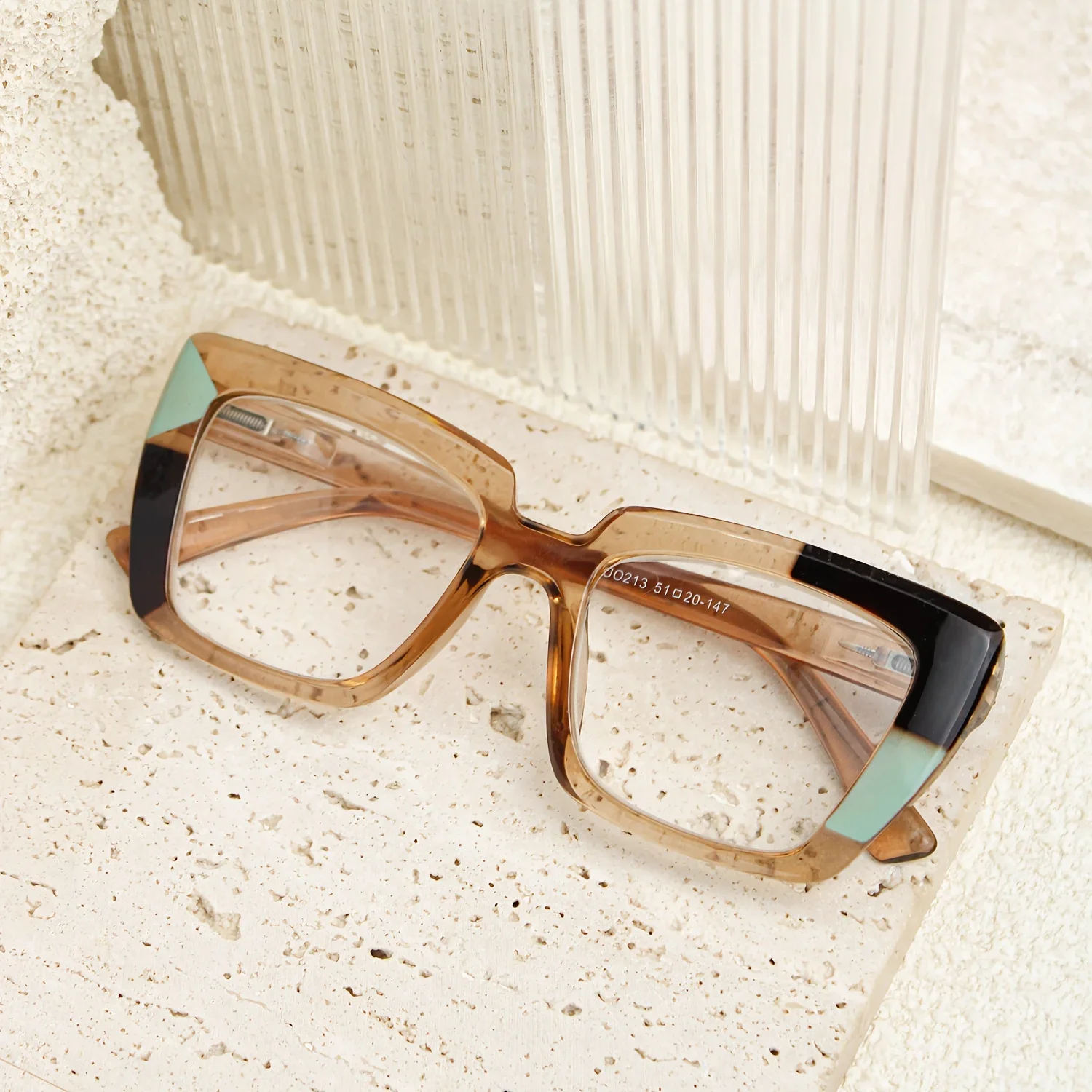 Retro Rectangle Reading Glasses Set — product information 3