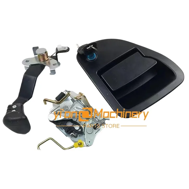 For Ca E320c/d 323 324 329dCab car door lock assembly exterior handle lock block Excavator Parts