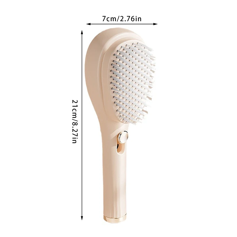 Self Cleaning Hair Massage Airbag Comb Magic Retractable Comb Anti-static Hair Smoothing Comb Scalp Cleaning Massage Comb