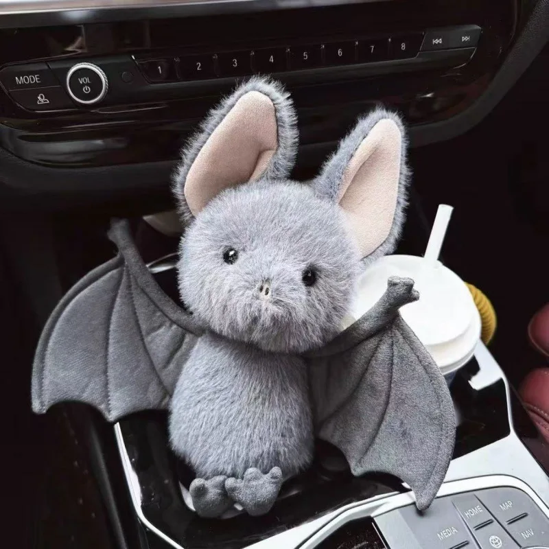 

Jellycat upside-down bat plush toy funny and quirky car pendant gift