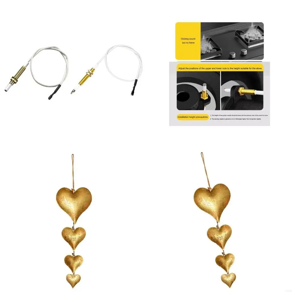   Professional Gas Burning Cooker Ceramic Igniter Heater Stove Ignition Electrode Camping Replacement Accessories