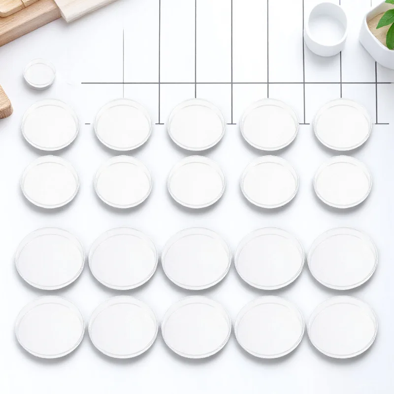 30Pcs Plastic Petri Dish Set Transparent Durable Reusable Culture Dishes Ideal for Microbiology Laboratory Plastic Petri Dish