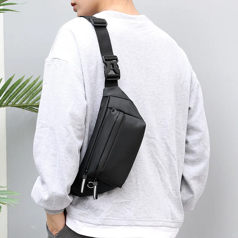 High Quality Waist Bag Outdoor Sports Casual Crossbody Bags Nylon Women's Men's Chest Bag Waterproof Trendy Commuter Fanny Pack