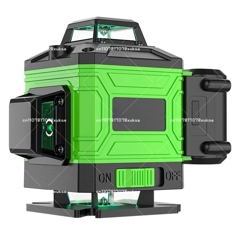 أداة المستوى ضوء قوي 12 خط الضوء الأخضر عالية الدقة في الهواء الطلق جدار الأشعة تحت الحمراء مستوى الليزر أداة خط الإسقاط