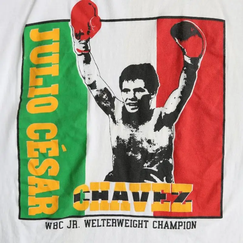 Julio Cesar Chavez Boxing White All Size T Shirt