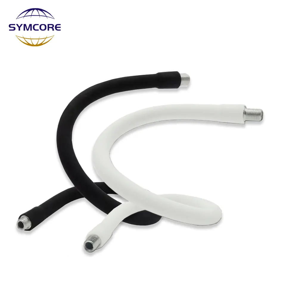 Dia 12mm LED Gooseneck Inner And Outer Teeth M8 M10 Wrapped Silicone  Tube Desk Lamp Support Rod Universal Shaped Bracket Hose