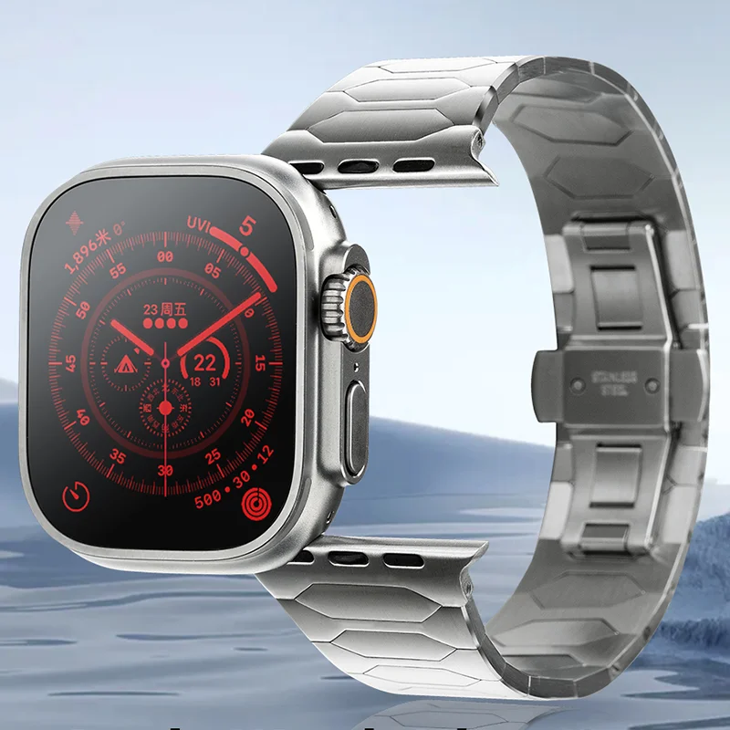 

Stainless Strap For Apple Watch Band 44mm 45mm 46mm Ultra 2 49mm 42mm Watchband Steel Bracelet iwatch Series 10 7 8 9 se 4 5 6