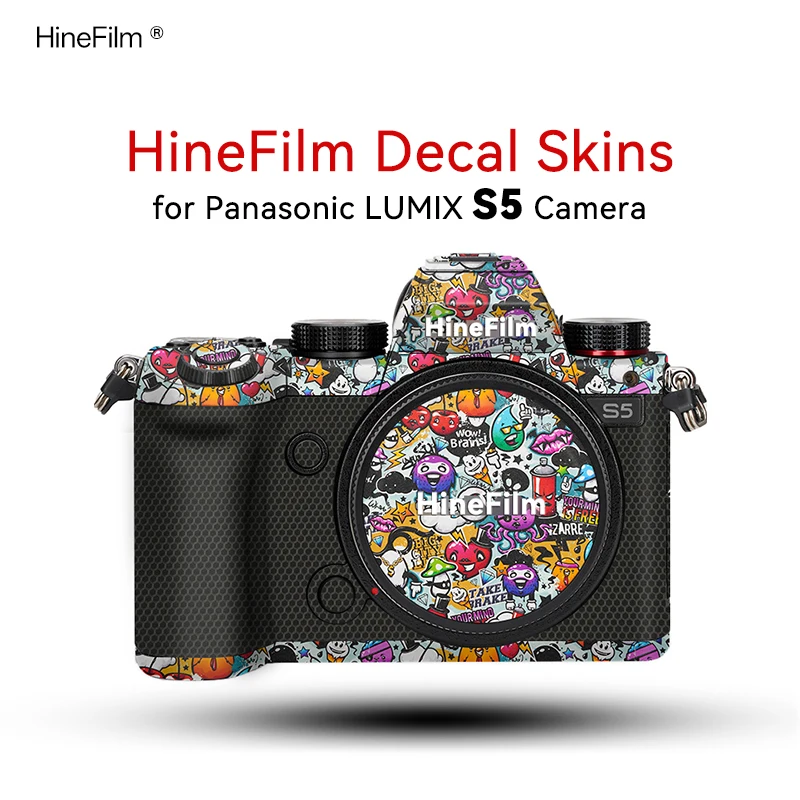 

Hinefilm Skin for Lumix S5 Camera Skin Protective Cover Film For Panasonic DC-S5 Camera Sticker Protector Wrap Cover