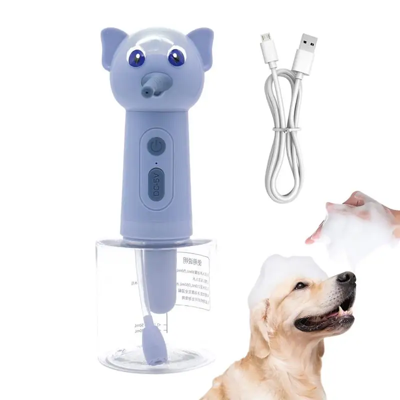 Dog Shampoo Frother Magnetic Charging Cat Foam Machine Dog Cleaning Foam Machine Rechargeable Electric Foam Sprayer Electric