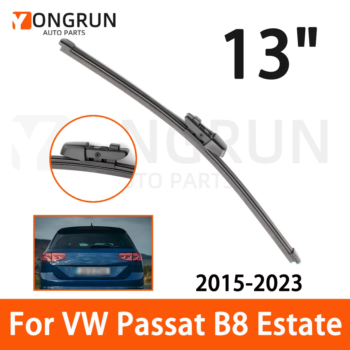 13" Clean Rear Wipe… - image