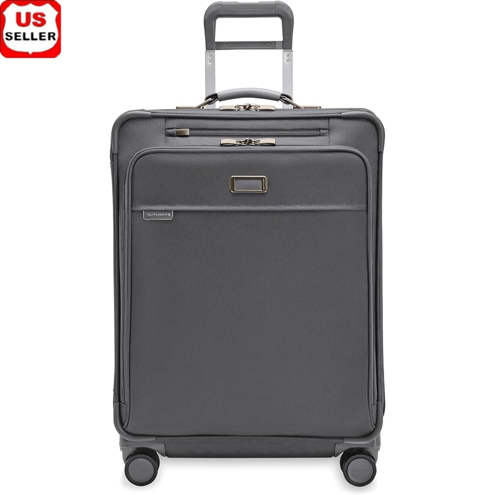 

Medium Expandable Spinner Luggage Softside Suitcases 360 Spinner Wheels Rolling Bag Travel Storage Self-Repairing Zipper Travel