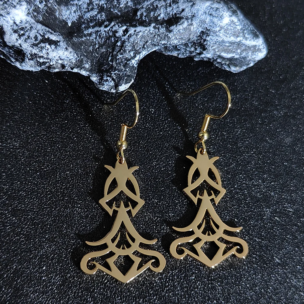 Vintage Viking Triquetra Animal Irish Celtics Knot Earrings Modern Women's Drop Earring Jewelry Magic Supernatural Amulet 2024