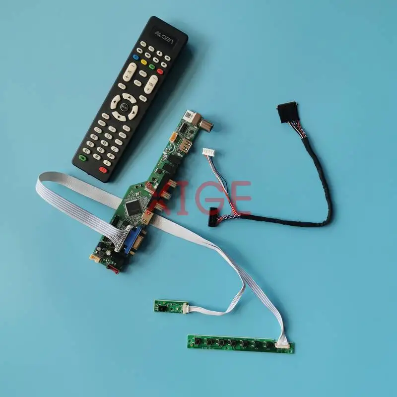

Controller Board Fit HT140WXB HSD140PHW1 HB140WX1 CLAA140WB 1366*768 HDMI+VGA+AV+USB 40-Pin LVDS Laptop Display 1366x768 DIY Kit