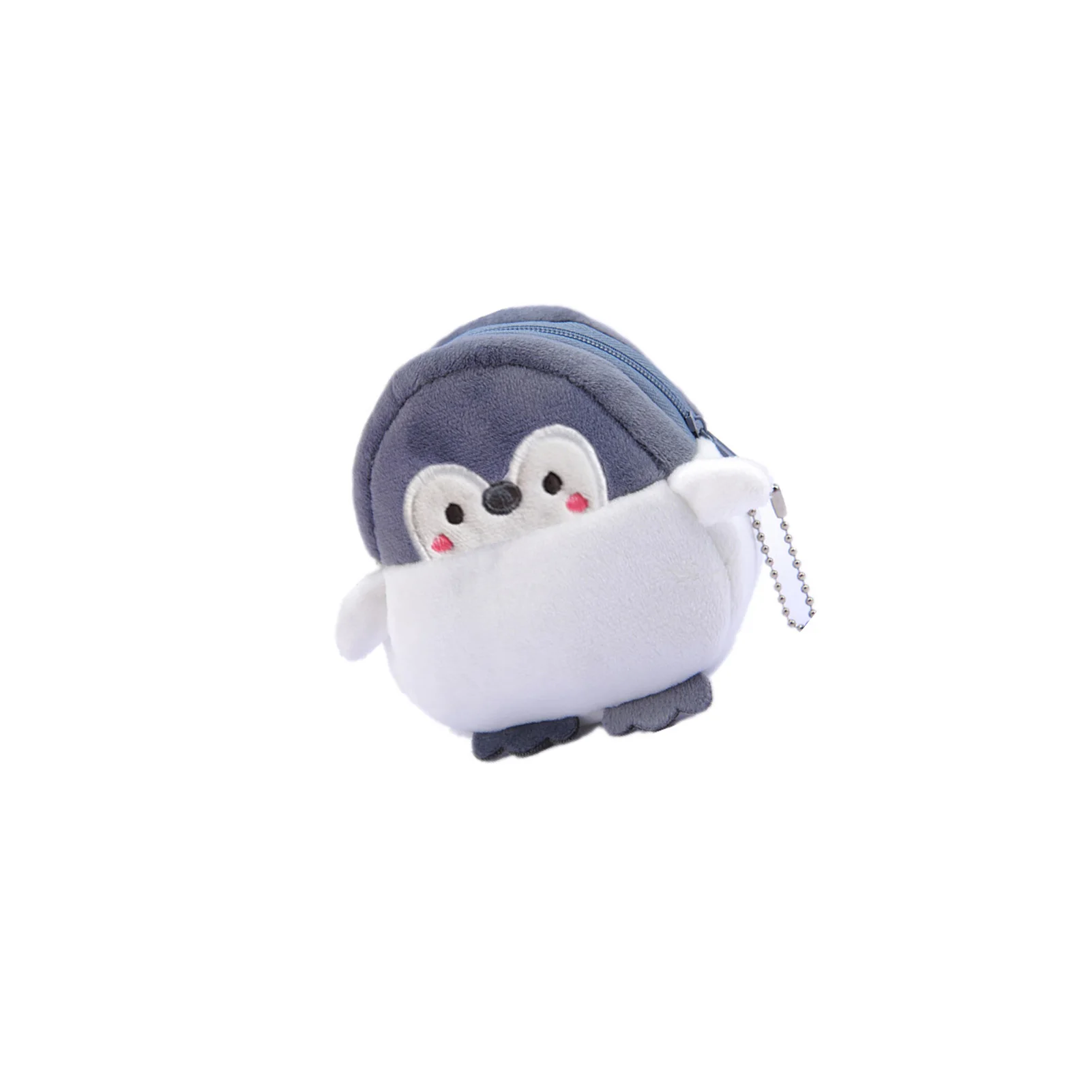 Change Purse Wallets Coin Purses Cute Plush Little Penguin Zipper Change Purse for Women Girls on Valentine's Day