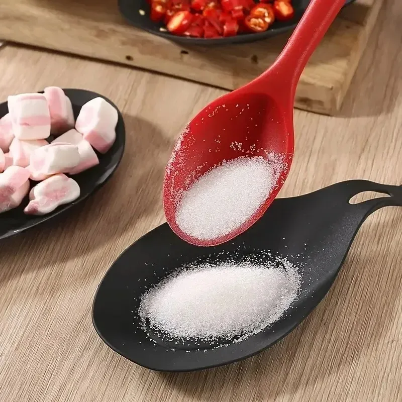 Soup Spoon Pads Easy-to-clean Kitchenware Silicone Pads Spoon Shelves Heat-resistant Utensils Placemats Trays Kitchen Tools