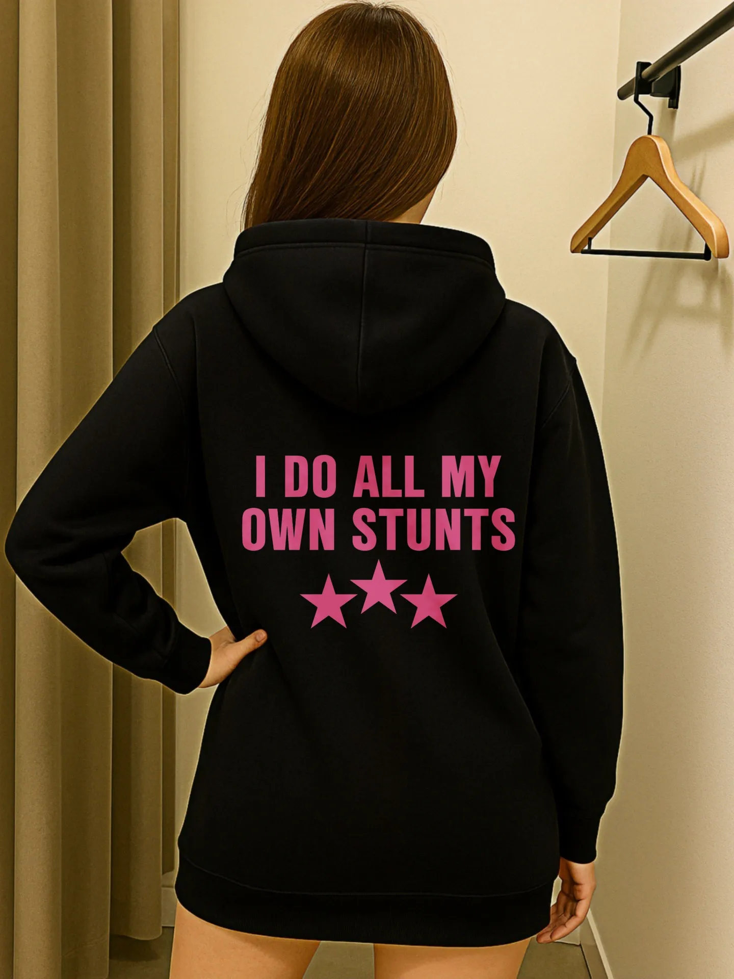 그래픽 후디 여성, 교사 - 테마 레터 프린트, 캐주얼 미적 디자인, 부드러운 원단, 캐주얼 일상복, 여성용